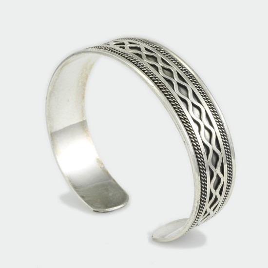 Handmade Egyptian Bedouin Vintage Oxidized Style Bangle 