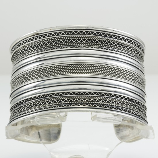 Handmade Egyptian Wide Bedouin Vintage Style Bangle 