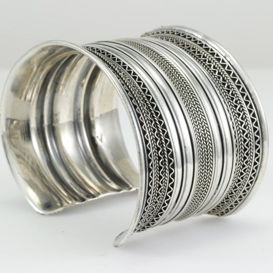 Handmade Egyptian Wide Bedouin Vintage Style Bangle 