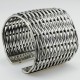 Handmade Egyptian Wide Bedouin Braided Vintage Style Bangle 
