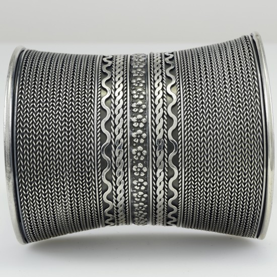 Handmade Egyptian Wide Bedouin Vintage Style Bangle 