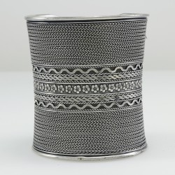 Handmade Egyptian Wide Bedouin Vintage Style Bangle 