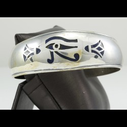 Handmade Egyptian Pharaonic Eye Of Protection Bangle 