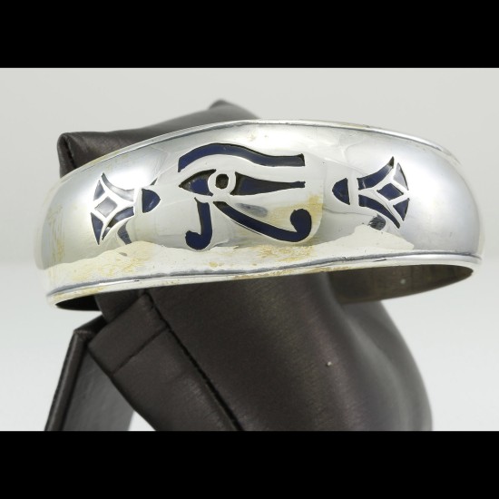 Handmade Egyptian Pharaonic Eye Of Protection Bangle 