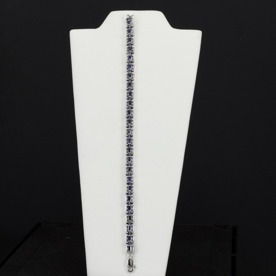 Fashionable Blue Sapphire Bracelet