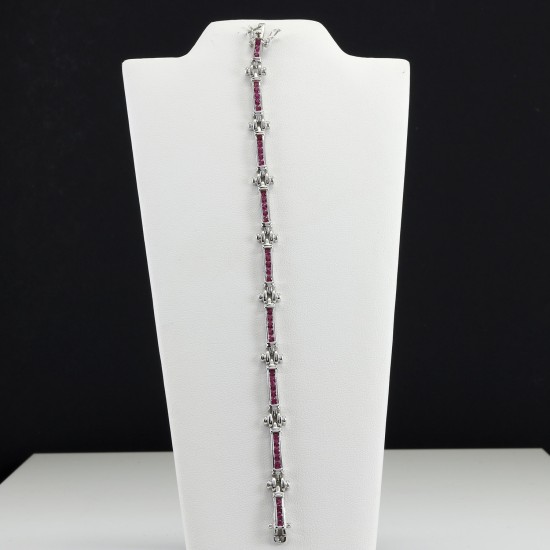 Fashionable Ruby Bracelet 