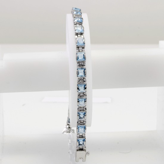 Fashionable Aqua Marine Bracelet