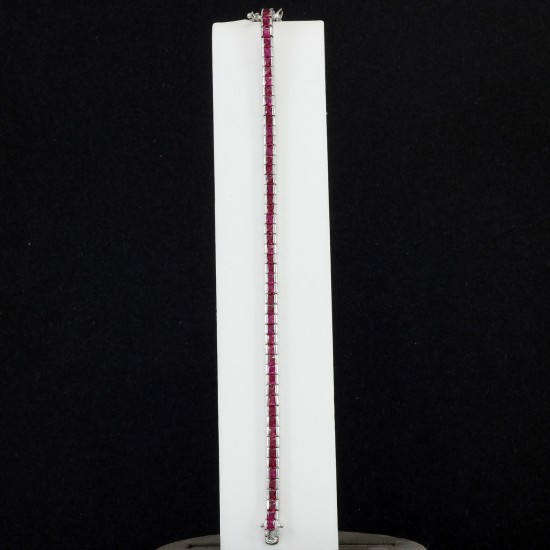 Fashionable Ruby Tennis Bracelet