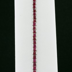 Fashionable Ruby Tennis Bracelet
