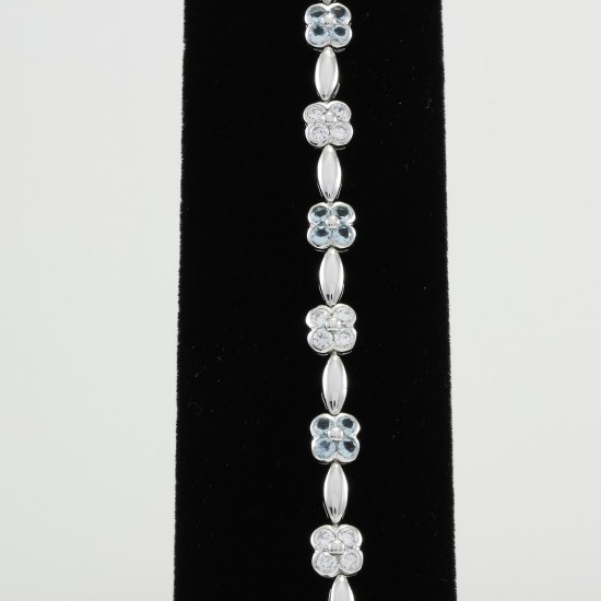 Fashionable Aqua Marine Bracelet