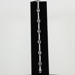 Fashionable Amethyst Bracelet