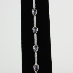Fashionable Amethyst Bracelet