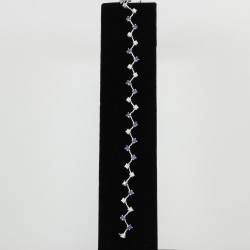 Fashionable Winding Amethyst Bracelet