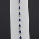Fashionable Oval Blue Sapphire Bracelet
