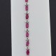 Fashionable Marquise Shape Ruby Bracelet