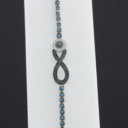 Infinity Turquoise Bracelet