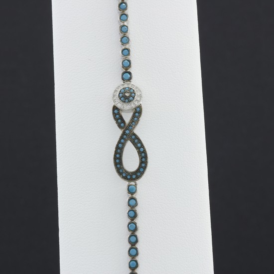 Infinity Turquoise Bracelet