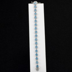 Fashionable Blue Topaz Bracelet