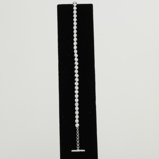 Tennis Silver Bracelet