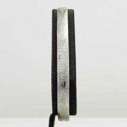 Plain Silver  Double Face Bracelet