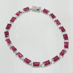 Fashionable Ruby Bracelet