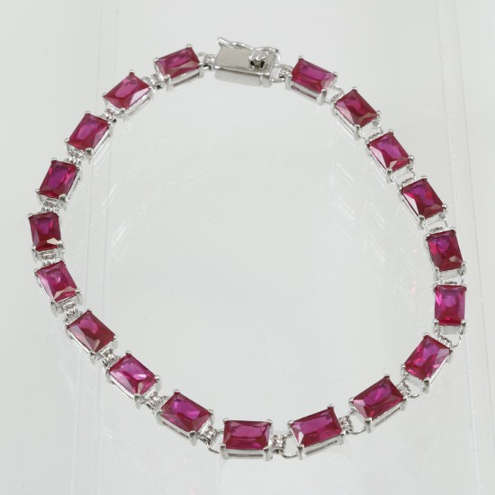 Fashionable Ruby Bracelet