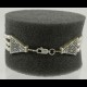 Vintage Style Freshwater Pearl And Mother Of Pearl 3 Row Bracelet