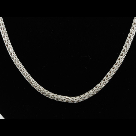 Braided Silver Chain