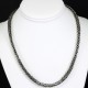 Vintage Braided Oxidized Bedouin Round Chain