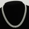 Silver Necklace 4 Row