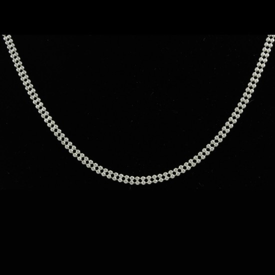 Silver 2 Row chain