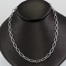 Silver Links Rhodium Plated Chain