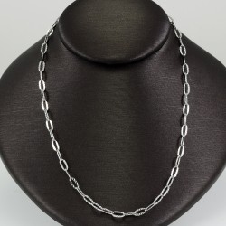Silver Links Rhodium Plated Chain