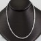 Singapore Silver Rhodium Plated Chain
