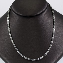 Silver Black Rhodium Plated Chain
