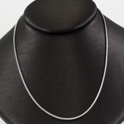 Silver Thin Rhodium Plated Chain