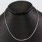 Silver Thin Rhodium Plated Chain