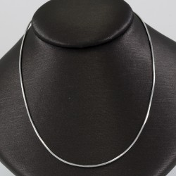 Silver Thin Rhodium Plated Chain
