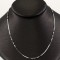 Silver Thin Rhodium Plated Chain