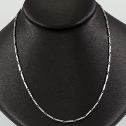 Silver Thin Rhodium Plated Chain