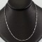 Silver Thin Rhodium Plated Chain