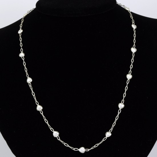Silver Heart Shape Necklace