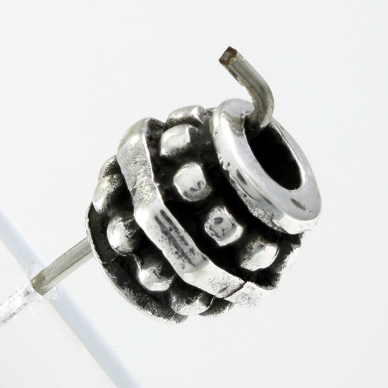 Silver Oxidized Charm