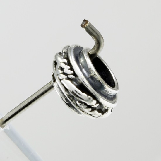 Silver Oxidized Charm