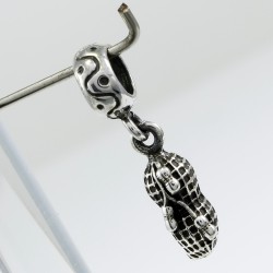 Silver Oxidized Dangle Charm