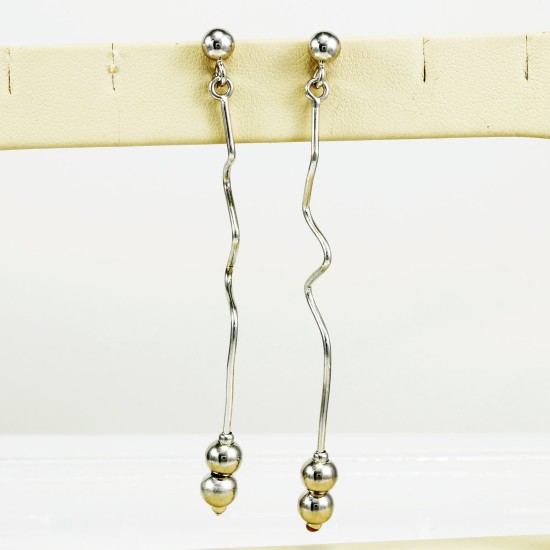 Long Dangle Winding Earring
