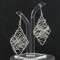 Hand Made Wire Diamond Shape Earring