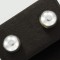 Plain Half Ball Stud Earring