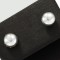 Plain Half Ball Stud Earring