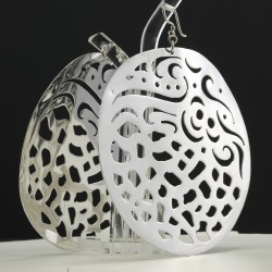Large Filigree Dangle Earring